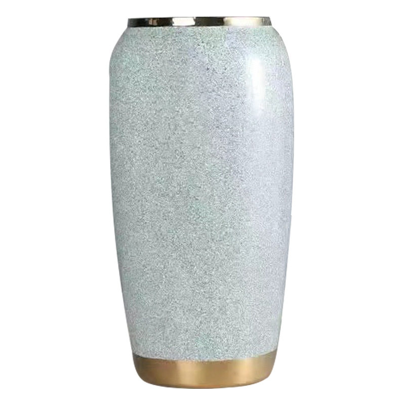 花瓶现代简约陶瓷网红电镀花瓶客厅办公室插花器皿水培植物花瓶,淘宝优惠券,粉丝福利购,淘宝优惠卷