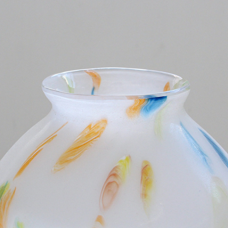 现代彩色渐变哑光打沙花瓶设计感客厅插花轻奢高级感水培琉璃水培,淘宝优惠券,粉丝福利购,淘宝优惠卷