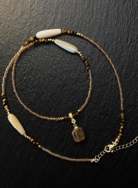 AvoStudio美拉德原创中古项链