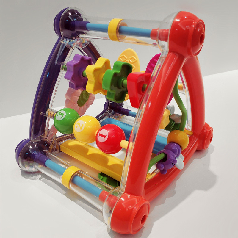 锻炼宝宝动手能力翻转三角架婴幼儿宝宝6-18个月男女孩多面体玩具,淘宝优惠券,粉丝福利购,淘宝优惠卷