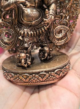 白怙主/玛哈嘎拉/如意珍宝护法/大黑天/六臂白怙主/12cm财神摆件