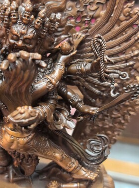 马头明王/马头金刚/旦真/旦增/马头明王金刚橛/15cm藏传佛像摆件