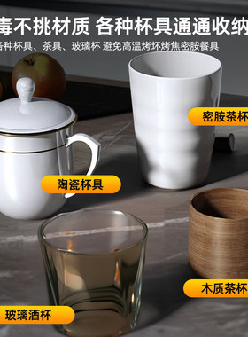茶楼酒店宾馆办公会议室水杯茶杯红酒杯双门大容量专用杯子消毒柜