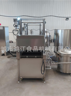 薄脆片油炸机煎饼果子里面的薄脆油炸设备枣庄薄脆油炸线厂家