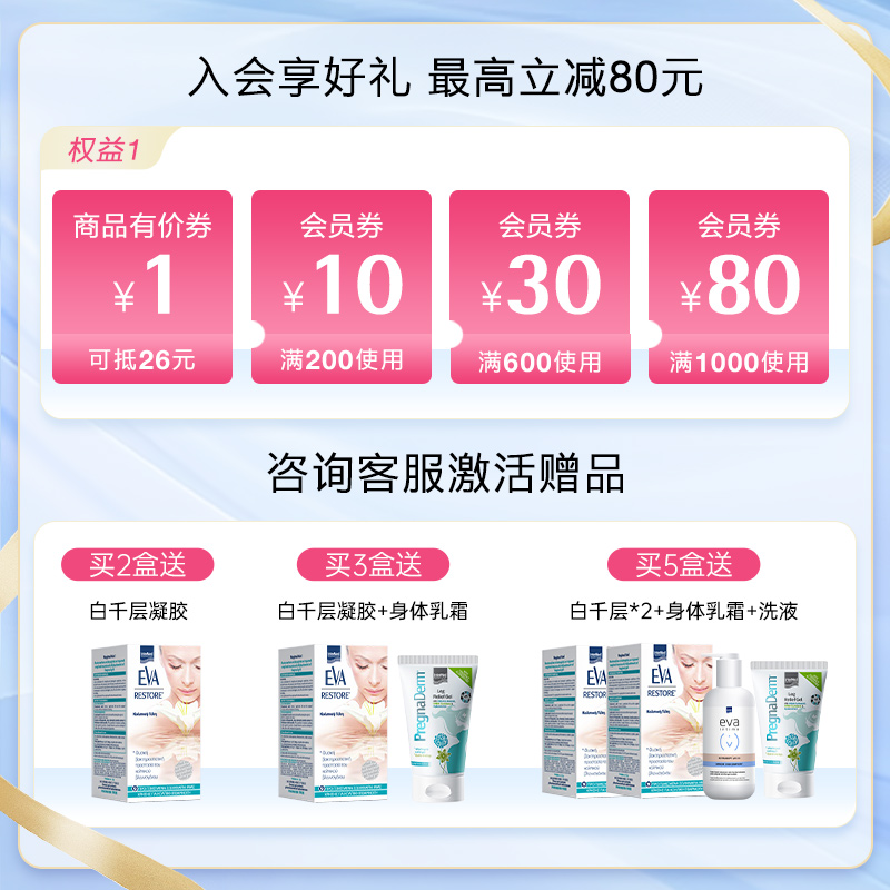 希腊EVA女性益生菌私密养护凝胶私处护理清洁乳酸杆菌欧洲进口5盒 - 图0