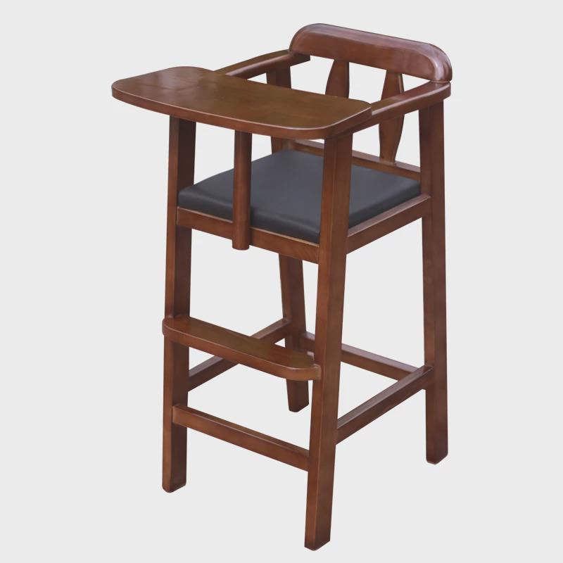 Cs hotel solid wood children's dining chair home baby baby eating dining table and chairs restaurant hotel bb stool baby seat