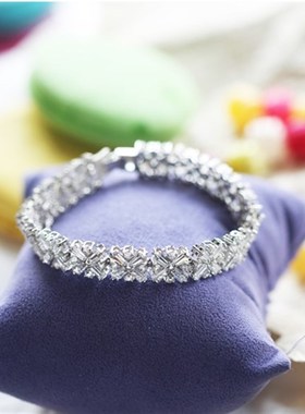 水晶手链女日韩版超闪亮简约个性学生森系闺蜜百搭韩国配饰时尚