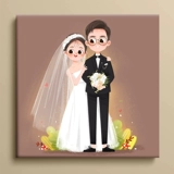 Головоломка для влюбленных, мультяшная фоторамка, делается под заказ, подарок на день рождения