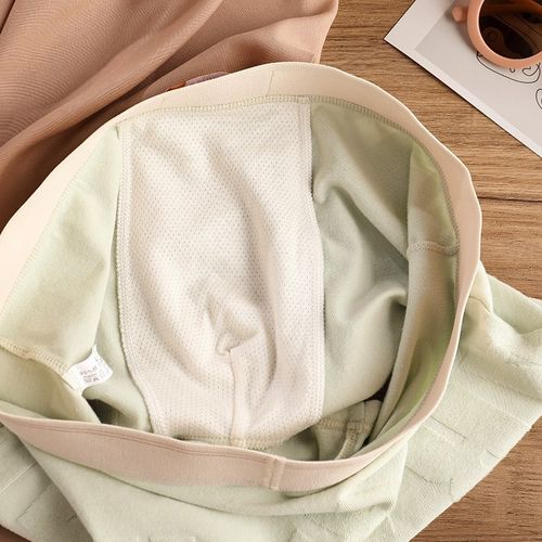 新款男内裤纯棉平角个性提花底z裤衩抗菌透气男生肌理亲肤四角裤 - 图3