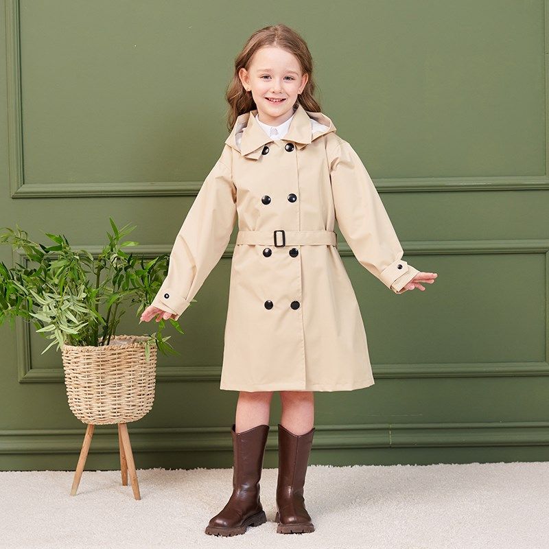 儿童雨衣风衣款上学时尚薄款儿童雨衣防水全身男女小童小学生雨披,淘宝优惠券,粉丝福利购,淘宝优惠卷