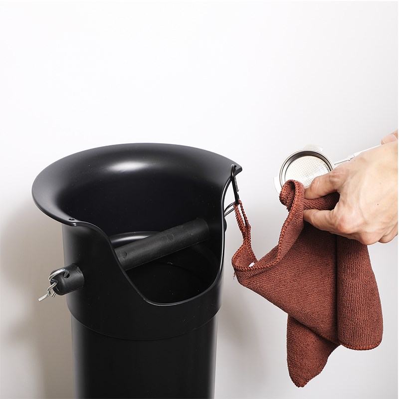 咖啡高渣桶商用立k式粉渣桶敲渣桶配件敲杆毛巾废渣桶垃圾袋收纳 - 图2