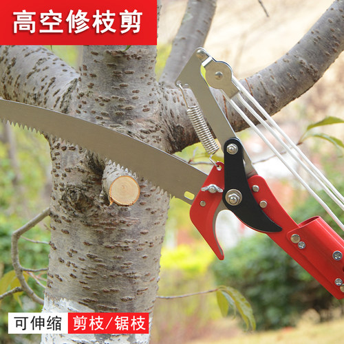 高枝剪高枝锯伸缩高空修枝剪剪树枝E修剪刀多功能园林果树剪刀工 - 图0