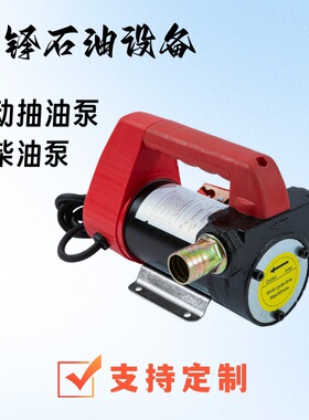 燃油输送泵套装12v电动抽油泵260w功率自封加油枪油满自封