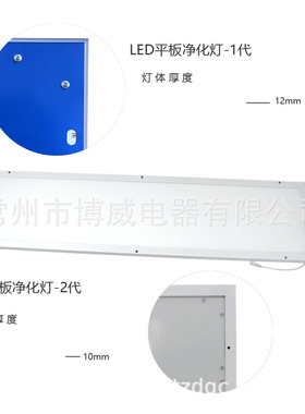 LED净化灯LED平板净化灯-2代超薄净化灯洁净面板灯医院照明