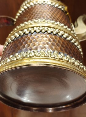 速发藏摆茶壶水壶青茶壶酥油稞壶茶具家居民族工艺礼品装饰复古式