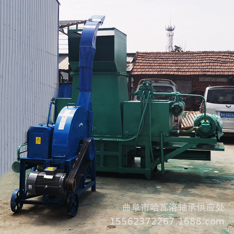 卧式黄储秸秆打包机 自走式秸秆粉碎压块机 稻草牧草打包装袋机,淘宝优惠券,粉丝福利购,淘宝优惠卷