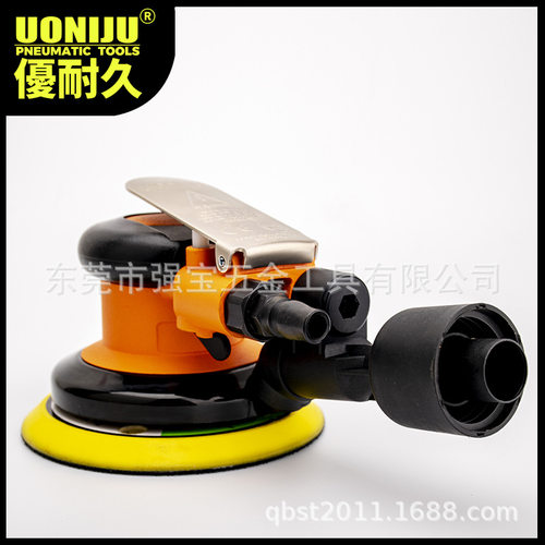 UNJ-5268D打磨机汽车腻子干磨机自吸尘式抛光机5寸气动工具砂纸机 - 图1