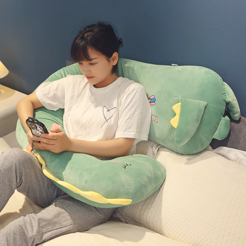 大号恐龙抱枕女生睡觉专用侧睡毛绒玩具可拆洗夹腿玩偶长条布娃娃,淘宝优惠券,粉丝福利购,淘宝优惠卷