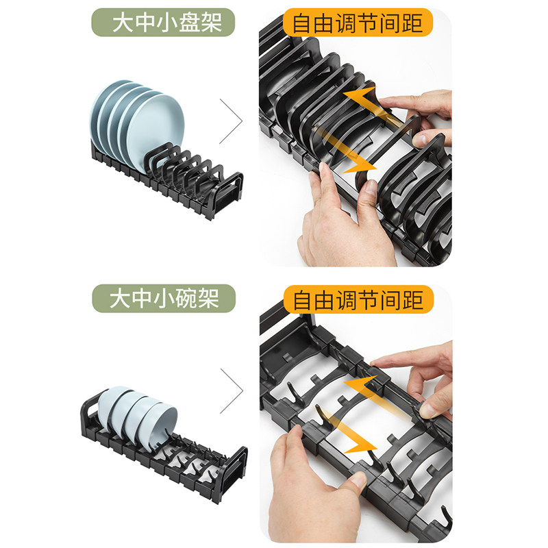 厨房拉篮304不锈钢缓冲轨抽屉式双层调味料橱柜内置物收纳碗碟架,淘宝优惠券,粉丝福利购,淘宝优惠卷