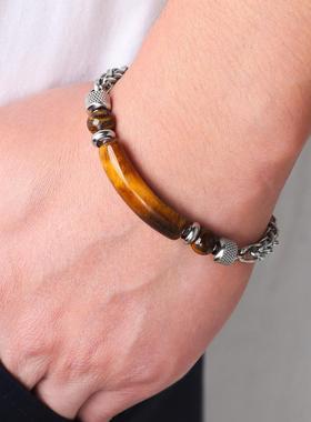 狂饰风复古不锈钢手链