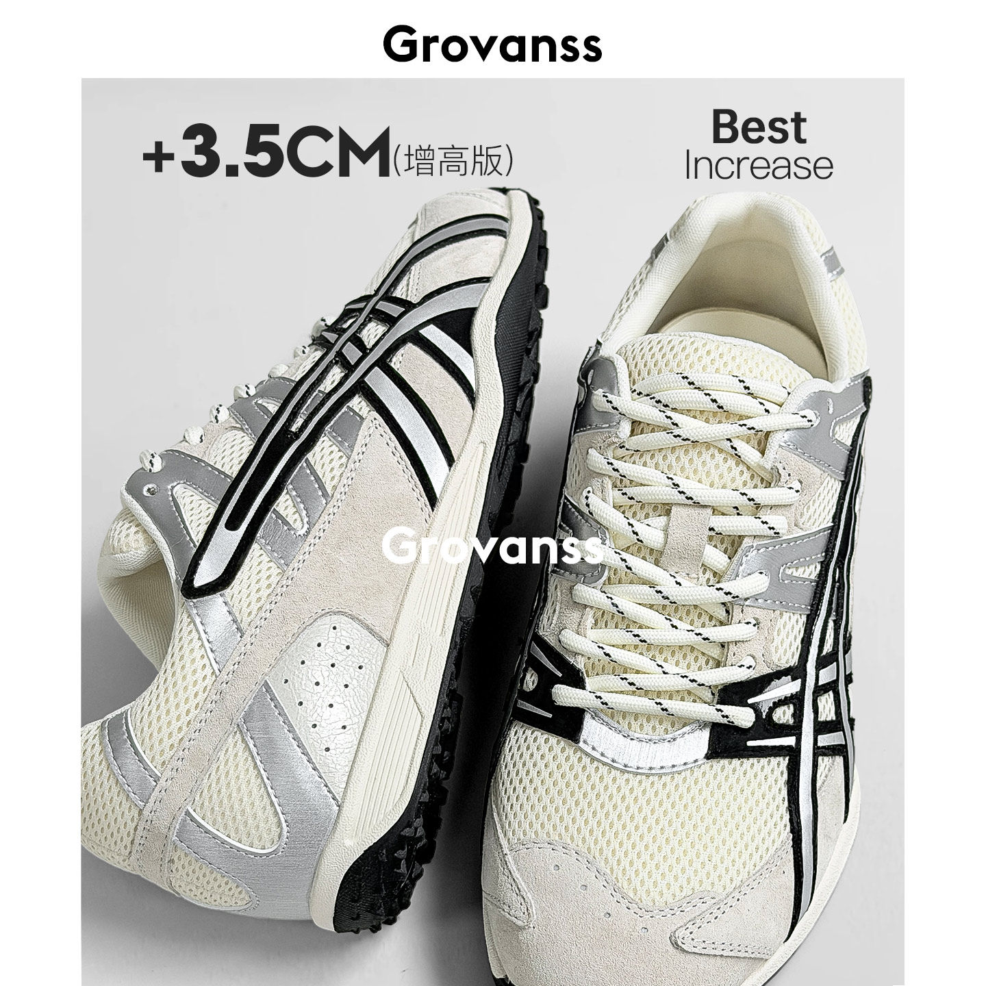 高梵诗德训鞋女2026早春新款磨砂皮平底网面透气阿甘鞋运动休闲鞋,淘宝优惠券,粉丝福利购,淘宝优惠卷