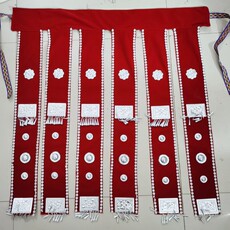 Miaoxiu 新款苗族飘带腰带少数民族服装旅拍配饰民族风系带拍照裙片