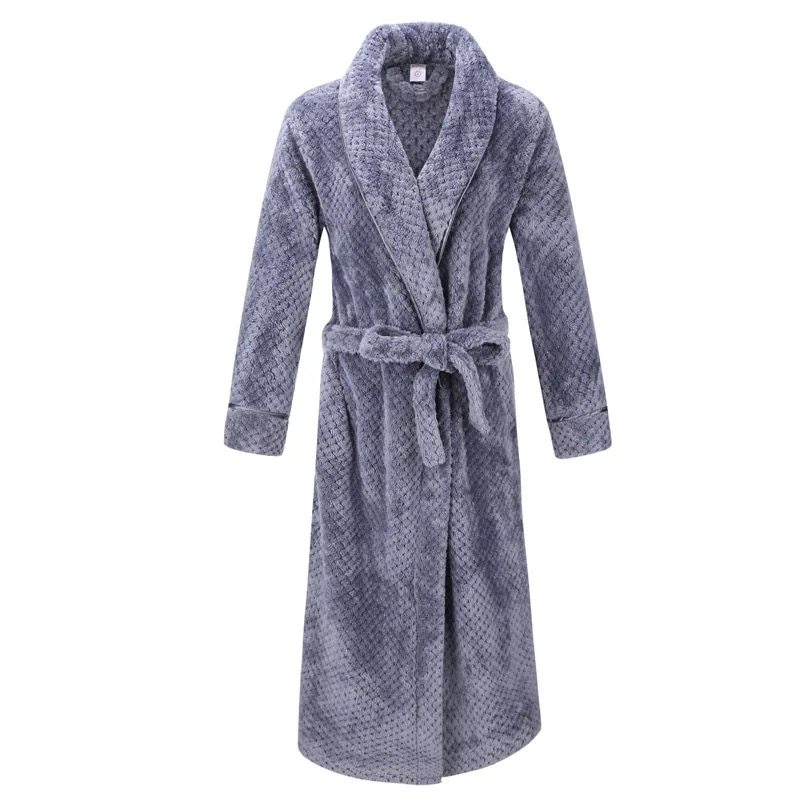 睡袍男冬b加厚加长款睡袍男士秋冬新品法兰绒冬季双面加绒浴袍女,淘宝优惠券,粉丝福利购,淘宝优惠卷