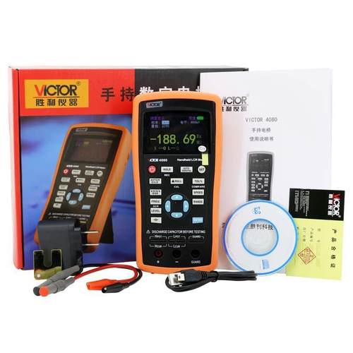 胜利手式LCR字电桥C4WFF0持80高精度测量电容V电感电阻数表仪 - 图3