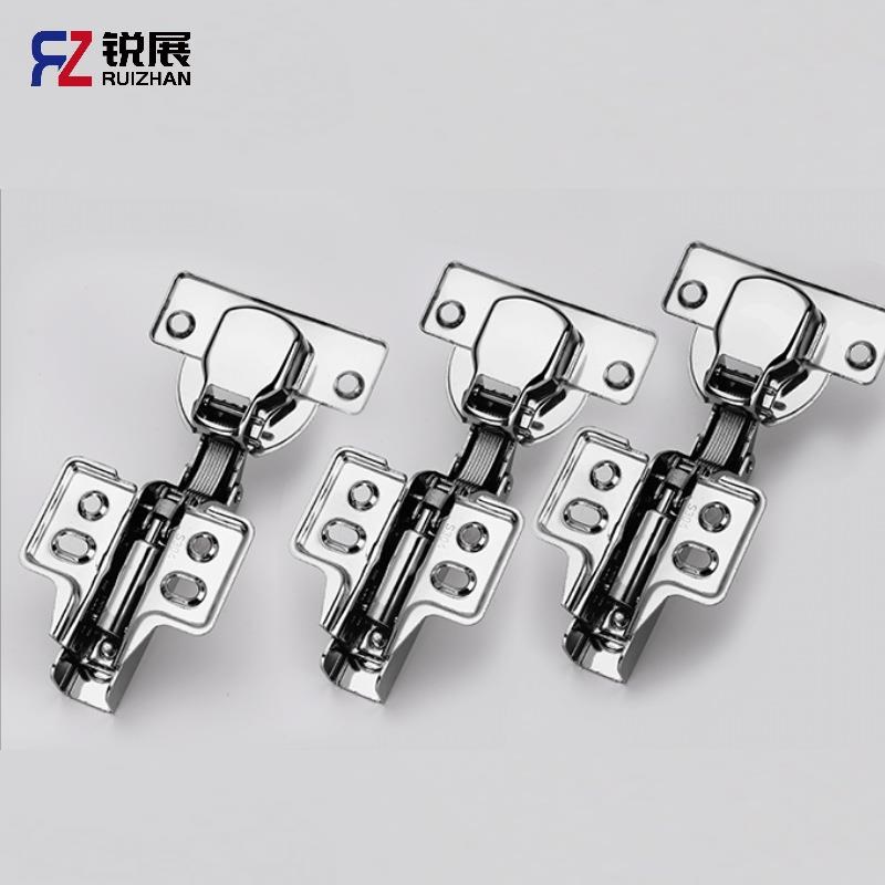 40-cup large cover plate buffer damping hinge cabinet wardrobe door hydraulic spring hinge door hinge leaf customization