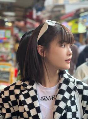 辣妹复古墨镜女防紫外线韩版显瘦时尚潮流防晒显脸小白色太阳镜男