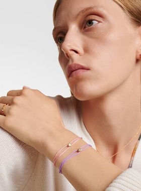 OCTAVIA ELIZABETH 女款Parachute Gem 嵌套18K金钻石手链 迷衣时