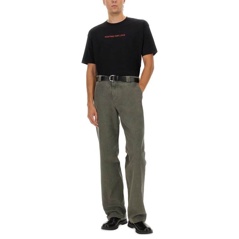 Aspesi 男士 FW25 T恤 Hunting For Love印花圓領T卹 - 图2