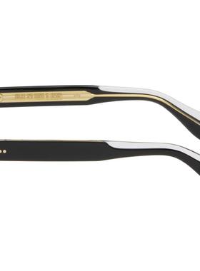 Cutler and Gross 男士 太阳镜 黑色 9852 Rectangle 眼镜