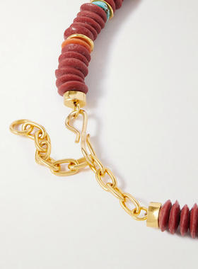 Lizzie Fortunato 女士 项链/吊坠 Umi 镀金蓝绿色珍珠珠饰项链