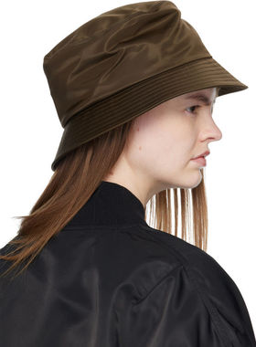 Sacai 女士 渔夫帽 棕色 Single Brim Pocket