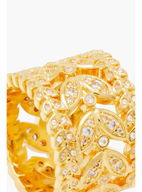 Zimmermann 女士 戒指 12-karat 镀金水晶戒指