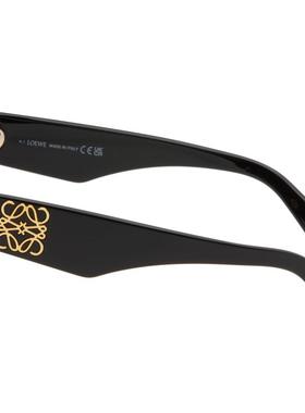 Loewe 女士 太阳镜 黑色 Anagram 太阳镜