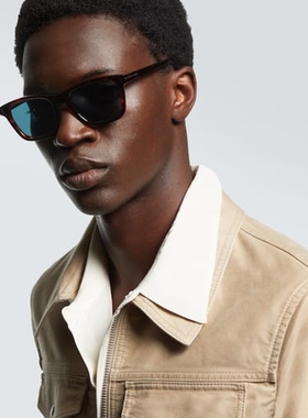 Tom Ford汤姆 福特 男款Barron 徽标方框太阳眼镜 迷衣时尚