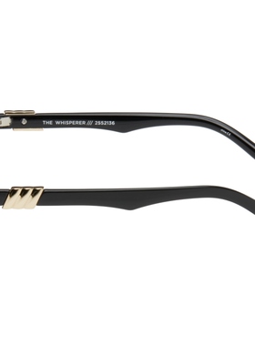 Le Specs 女款黑色 The Whisperer 太阳镜 迷衣时尚