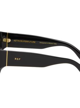 Retrosuperfuture 男士 太阳镜 黑色 Biscotto 太阳镜