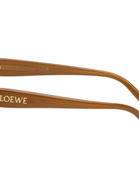 Loewe 男士 太阳镜 橙色 Swan Slim 太阳镜