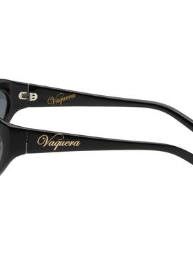 Vaquera 男士 太阳镜 黑色 Cat-Eye 太阳镜