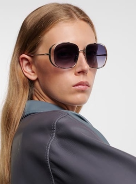 Loewe罗意威 女款镂空方框太阳眼镜 迷衣时尚