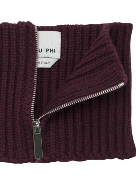 SA SU PHI 女士 FW25 围巾 羊绒拉链