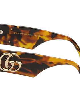 Gucci古驰中性（成人） 秋冬新品 太阳镜 棕色太阳镜