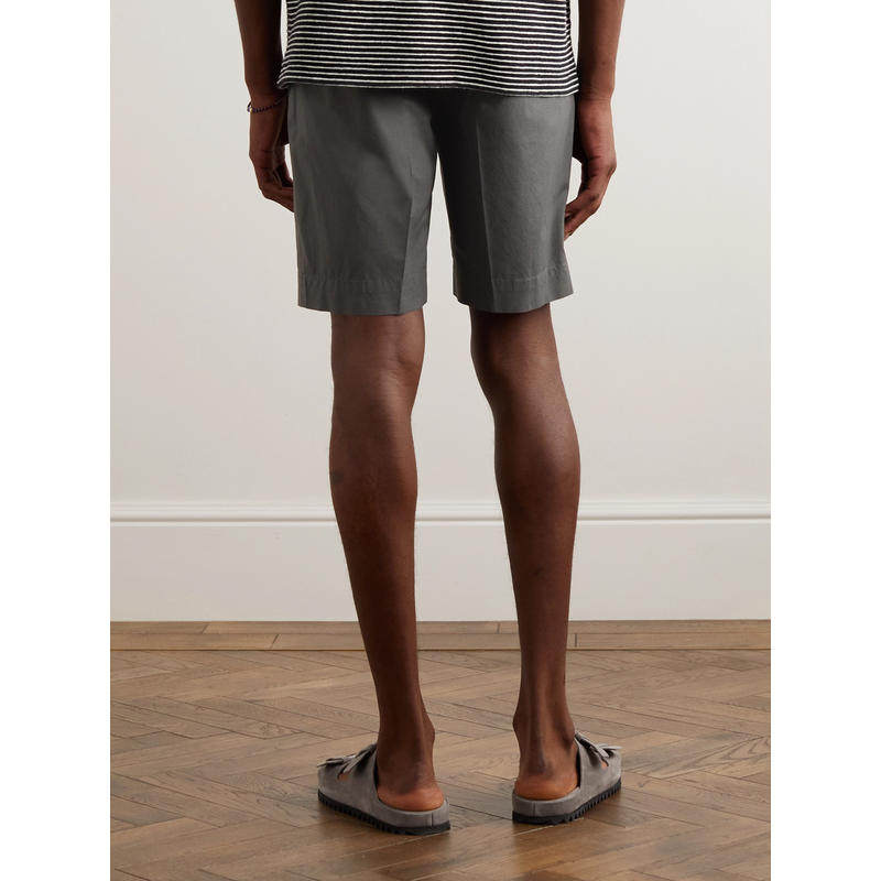 Incotex 男士 FW23 短裤 修身弹力棉质府绸百慕大短裤,淘宝优惠券,粉丝福利购,淘宝优惠卷