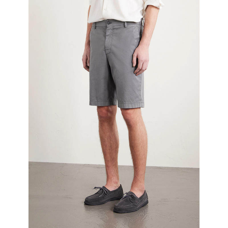 Canali 男士 SS26 短裤 直筒弹力棉混纺短裤,淘宝优惠券,粉丝福利购,淘宝优惠卷