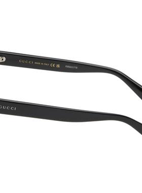 Gucci古驰男士 FW24 太阳镜 黑色 Minimal 太阳镜