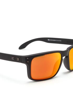 Oakley 欧克利 中性（成人） 太阳镜 INJECTED 黑色塑胶太阳眼镜