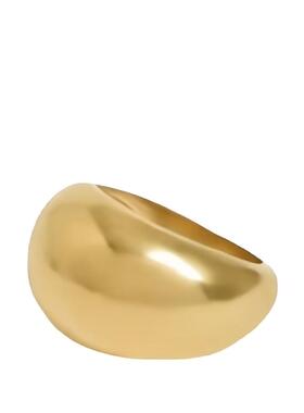 Soeur 女士 SS26 戒指 BIJOUX 镀金抛光半球